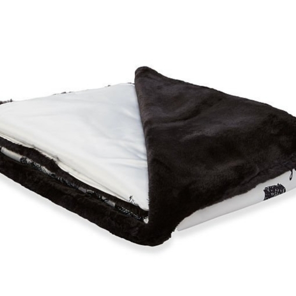Victoria's secret for blanket pet throw Faux Fur Blanket Silk Rabbit Logo Design - Picture 3 of 3